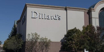 A Dillard's storefront