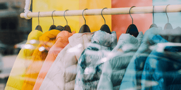 Jackets on Clothing Hangers