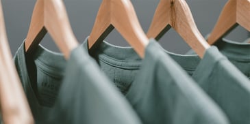 Clothing on a hanger
