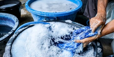 garment dying process