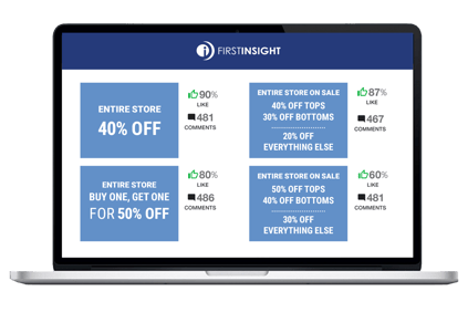 laptop displaying brand experience management software