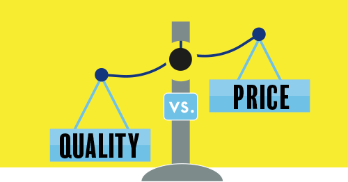 Quality v. Price - Infographic