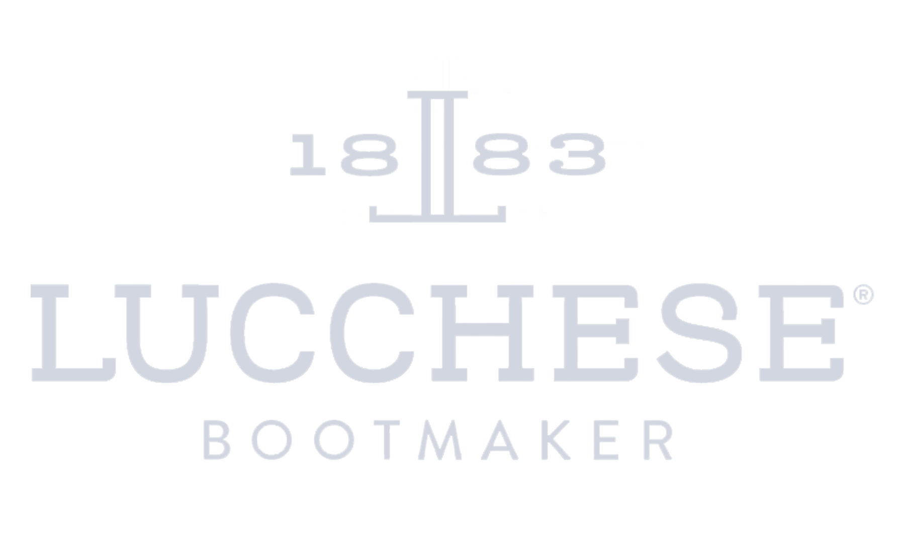 Lucchese Logo Lightest Grey